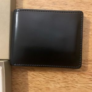 Ashland Leather Black Shell Cordovan wallet